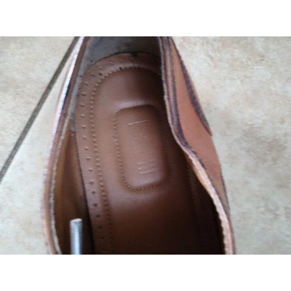 Men's Bar III Dress Oxford Leather Brown Lace up Shoes Size 10.5 M
